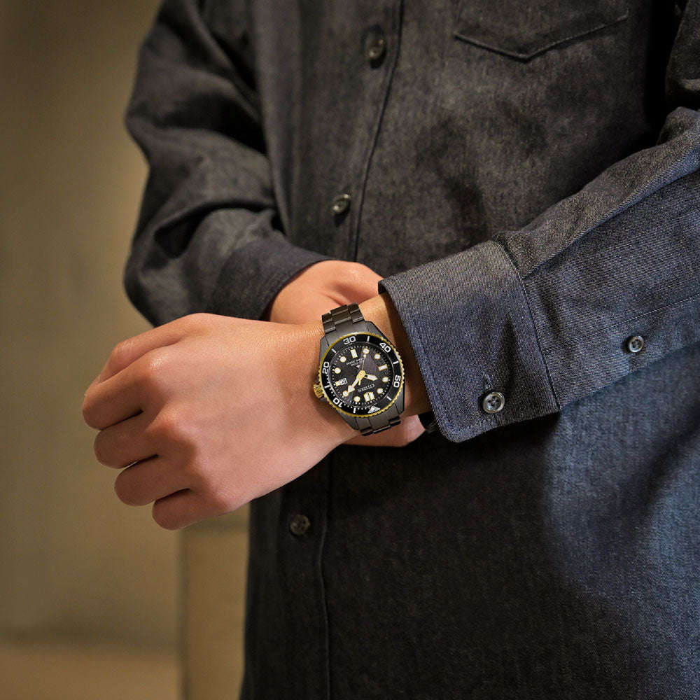 CITIZEN PROMASTER MARINE BN0264-53E LIGHT in BLACK Eco-Drive 50th Anniversary Edition 世界限定6,700本 シチズン プロマスター 腕時計 メンズ