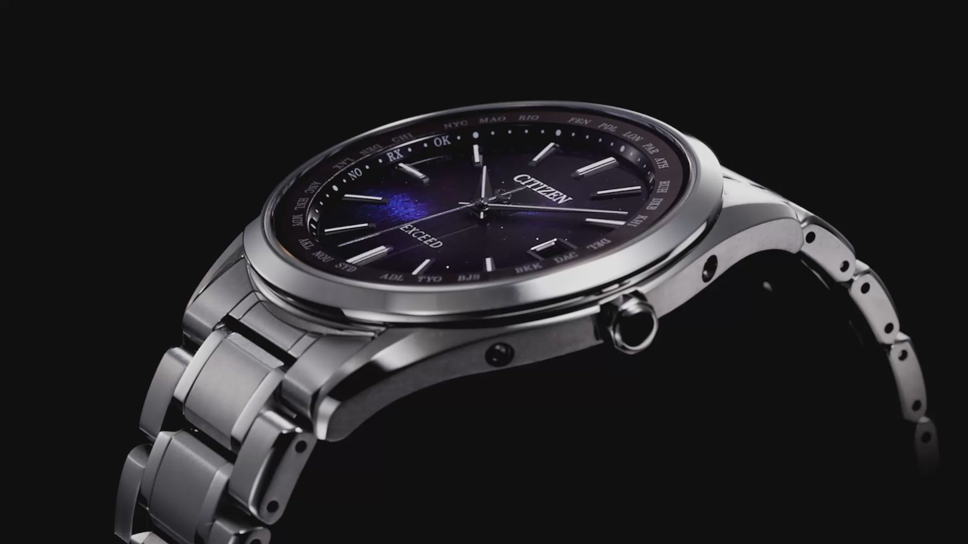 CITIZEN EXCEED UNITE with BLUE CB1150-75L エコ・ドライブ