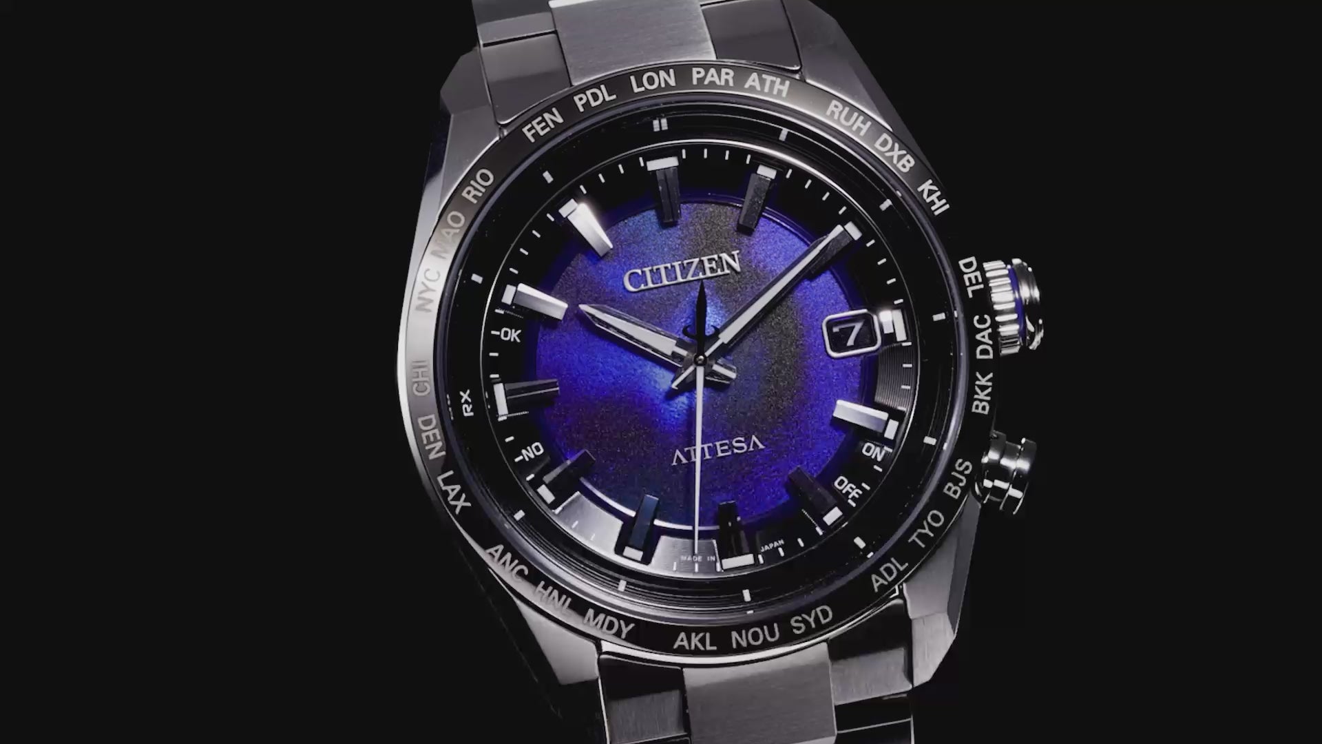 CITIZEN ATTESA ACT Line UNITE with BLUE CB0288-65L エコ