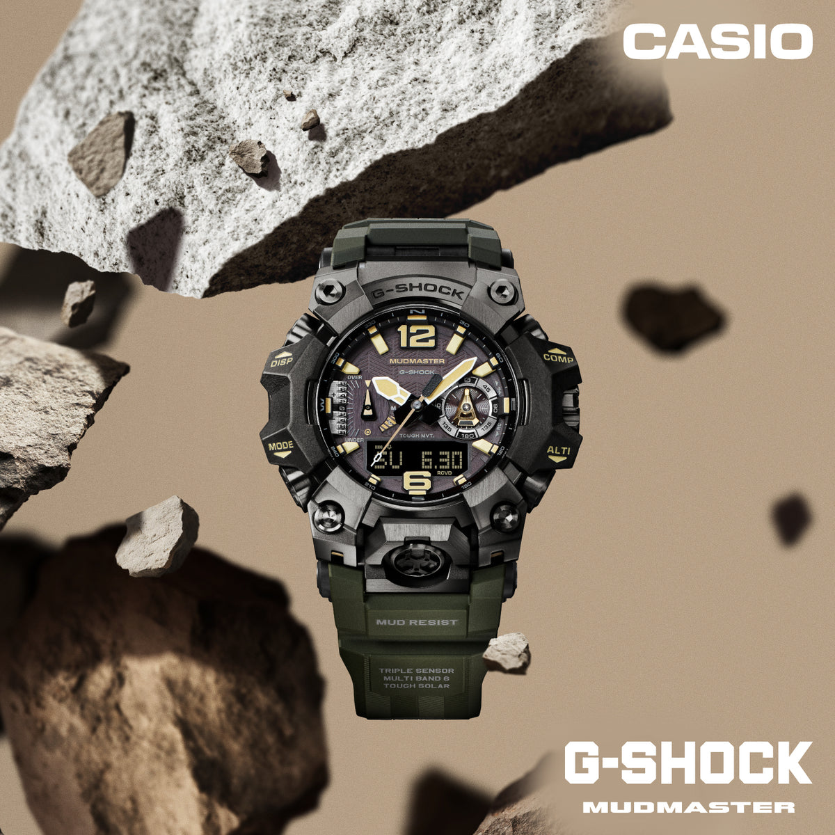 ＜2026年9月25日発売＞G-SHOCK MASTER OF G - LAND MUDMASTER GWG-B1000-1A3JF ジーショック 腕時計 メンズ カシオ