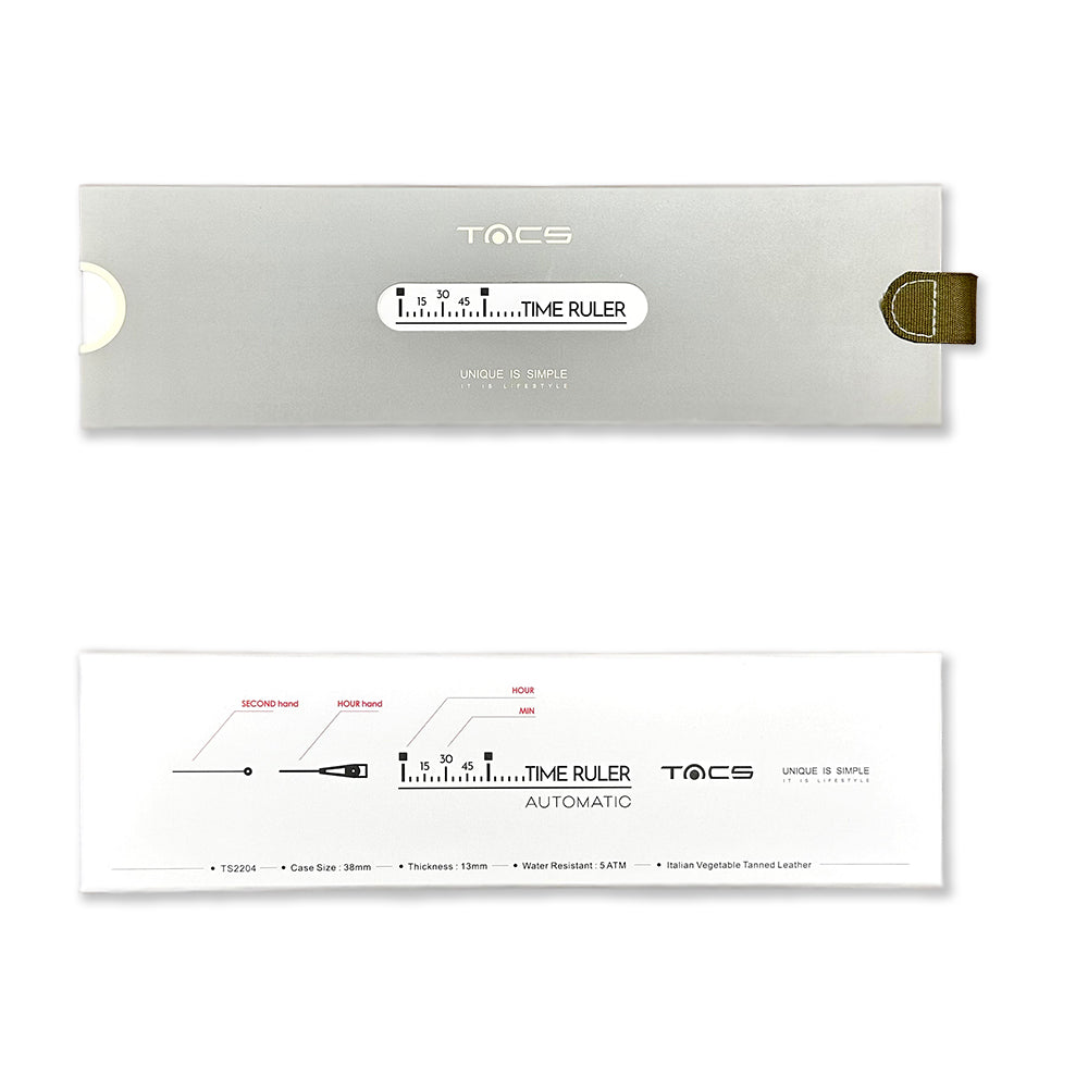 TACS TIME RULER TS2204A 2針自動巻き腕時計 タックス 腕時計 メンズ