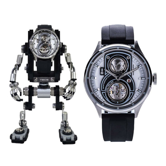 ＜先行予約受付中/10月15日発売＞TACS Robotoys TWIN LENS Lite Lumiere Blanc TS2501AR タックス 腕時計 メンズ 自動巻き