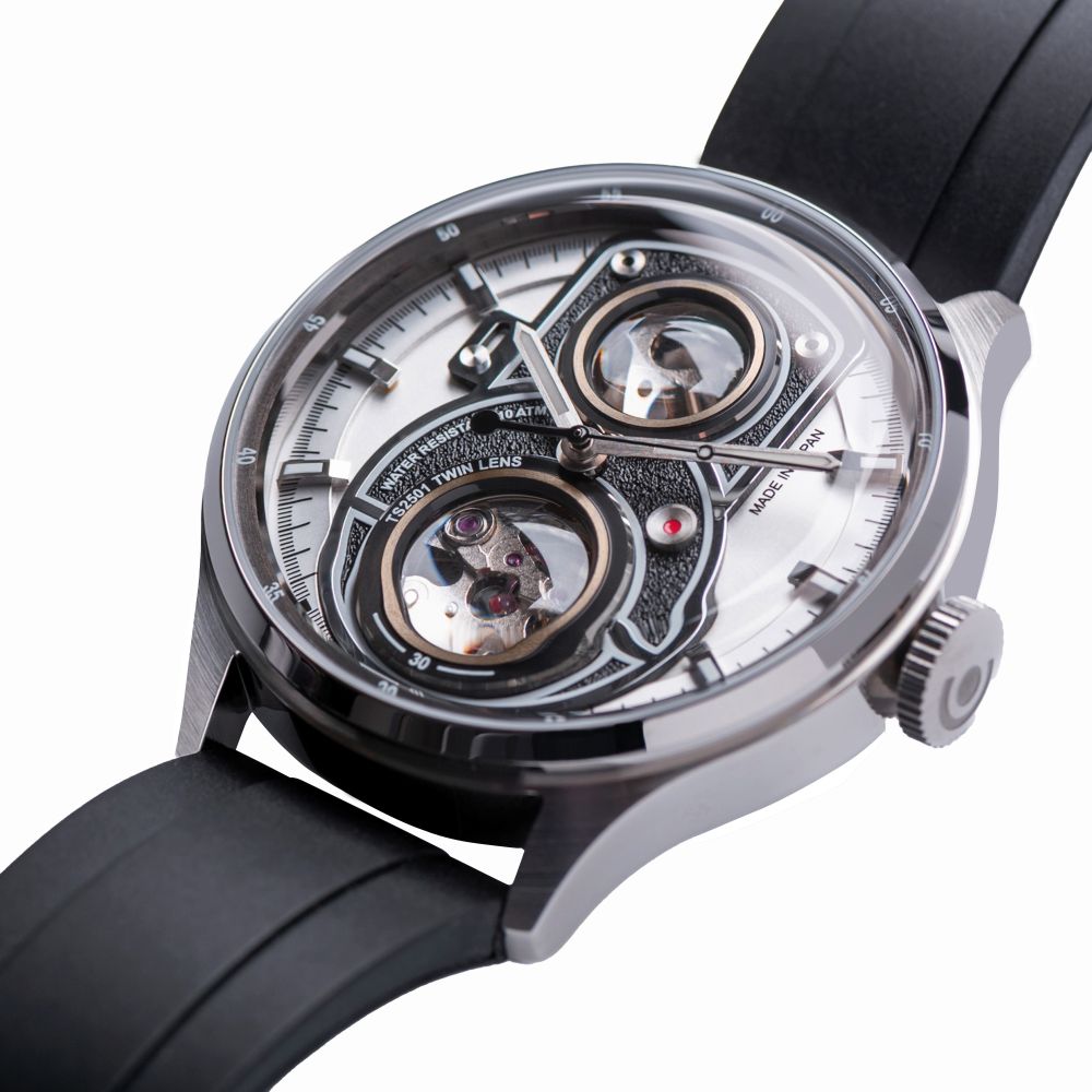 ＜先行予約受付中/10月15日発売＞TACS Robotoys TWIN LENS Lite Lumiere Blanc TS2501AR タックス 腕時計 メンズ 自動巻き