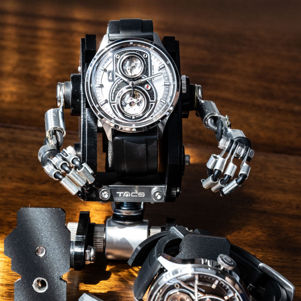 ＜先行予約受付中/10月15日発売＞TACS Robotoys TWIN LENS Lite Lumiere Blanc TS2501AR タックス 腕時計 メンズ 自動巻き