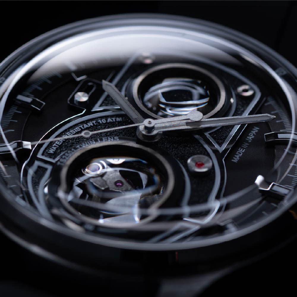 ＜先行予約受付中/10月15日発売＞TACS Robotoys TWIN LENS Lite Obscura Slate TS2501BR タックス 腕時計 メンズ 自動巻き