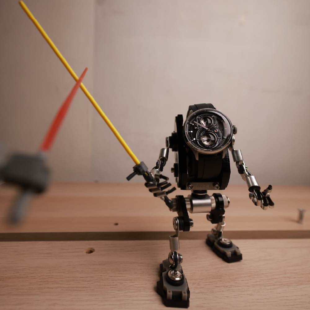 ＜先行予約受付中/10月15日発売＞TACS Robotoys TWIN LENS Lite Obscura Slate TS2501BR タックス 腕時計 メンズ 自動巻き