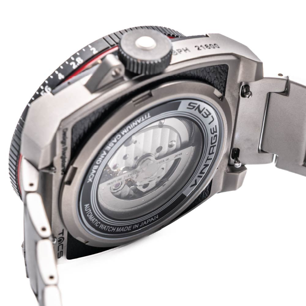 TACS AUTOMATIC VINTAGE LENS III TITANIUM TS2502A 自動巻き機械式腕時計 タックス 腕時計 メンズ
