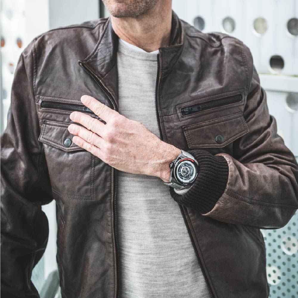 TACS AUTOMATIC VINTAGE LENS III TITANIUM TS2502A 自動巻き機械式腕時計 タックス 腕時計 メンズ