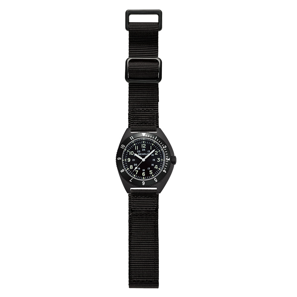 BENRUS TYPE‐II BLACK COMBAT BLACK ベンラス 腕時計 メンズ
