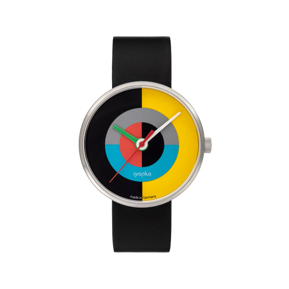 Bauhaus Walter Gropius (バウハウス・ヴァルター・グロピウス)  フォーラム   ヨゼフ・アルバースシリーズ メンズ ユニセックス腕時計 WG005-01