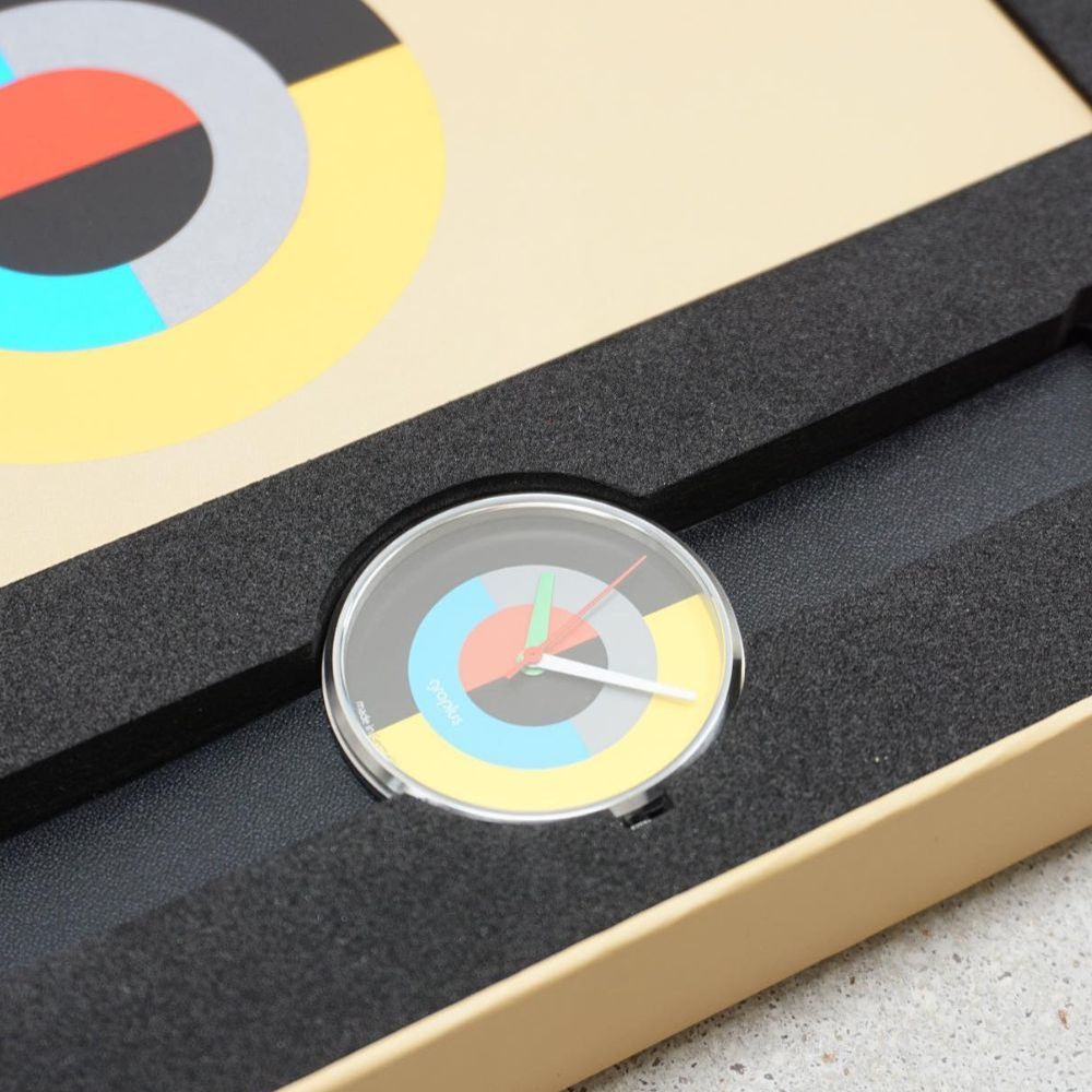 Bauhaus Walter Gropius (バウハウス・ヴァルター・グロピウス)  フォーラム   ヨゼフ・アルバースシリーズ メンズ ユニセックス腕時計 WG005-01