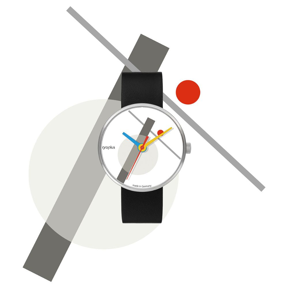 Bauhaus Walter Gropius (バウハウス・ヴァルター・グロピウス)  フォーラム   モホリ・ナジ シリーズ メンズ ユニセックス腕時計 WG021-01