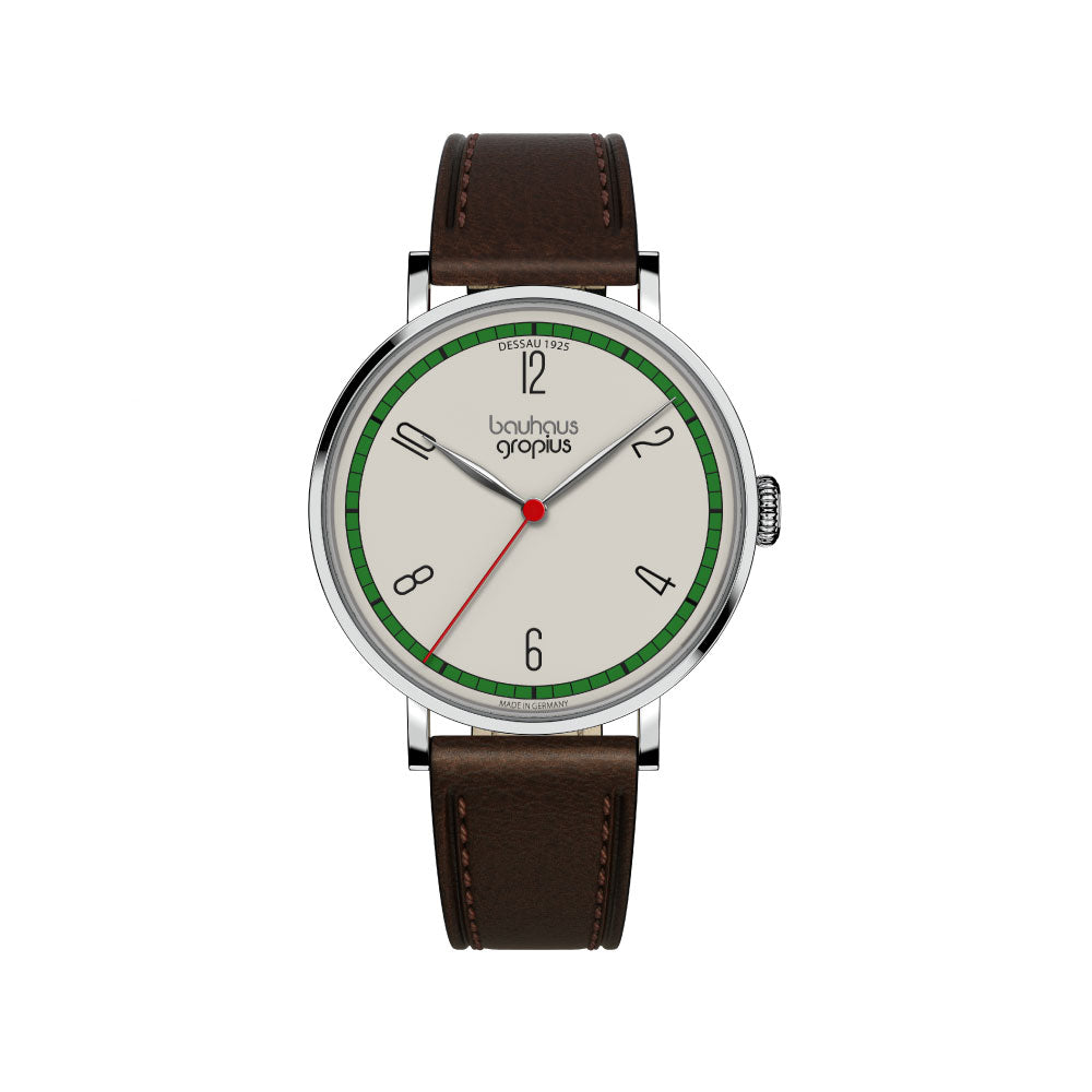 Bauhaus Walter Gropius (バウハウス・ヴァルター・グロピウス)  ニューバウハウス デッサウ1925シリーズ メンズ ユニセックス腕時計 WGN004-01