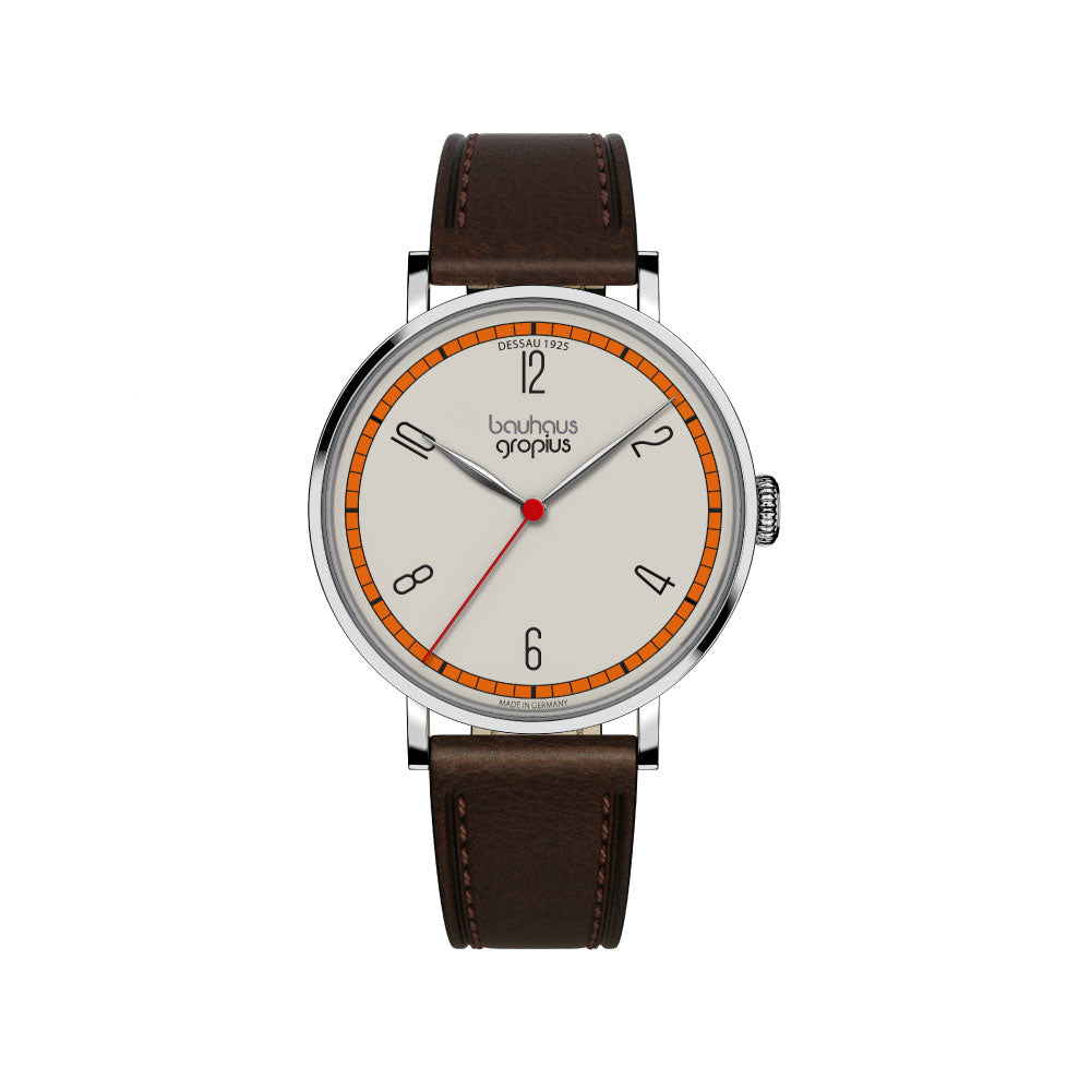 Bauhaus Walter Gropius (バウハウス・ヴァルター・グロピウス)  ニューバウハウス デッサウ1925シリーズ メンズ ユニセックス腕時計 WGN004-02