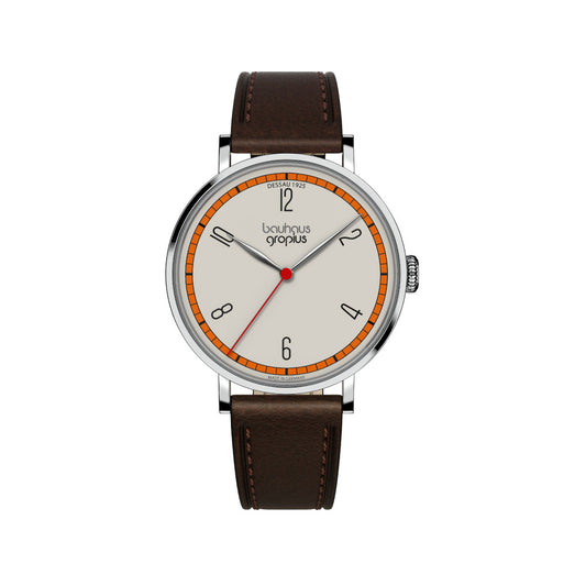 Bauhaus Walter Gropius (バウハウス・ヴァルター・グロピウス)  ニューバウハウス デッサウ1925シリーズ メンズ ユニセックス腕時計 WGN004-02