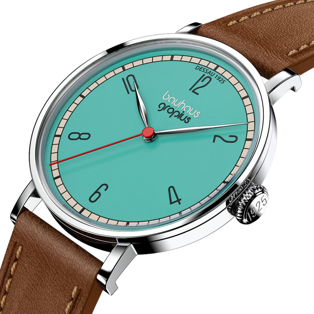 Bauhaus Walter Gropius (バウハウス・ヴァルター・グロピウス)  ニューバウハウス デッサウ1925シリーズ メンズ ユニセックス腕時計 WGN003-01