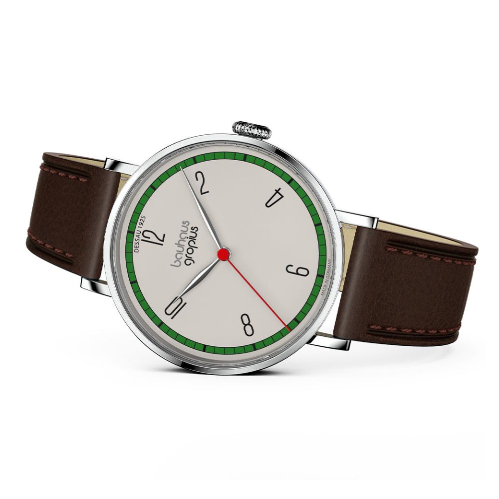 Bauhaus Walter Gropius (バウハウス・ヴァルター・グロピウス)  ニューバウハウス デッサウ1925シリーズ メンズ ユニセックス腕時計 WGN004-01