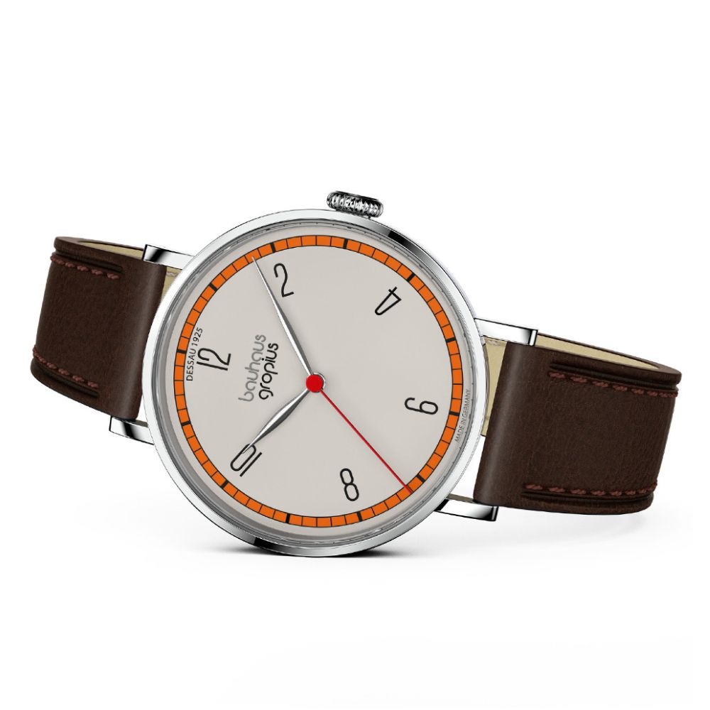 Bauhaus Walter Gropius (バウハウス・ヴァルター・グロピウス)  ニューバウハウス デッサウ1925シリーズ メンズ ユニセックス腕時計 WGN004-02