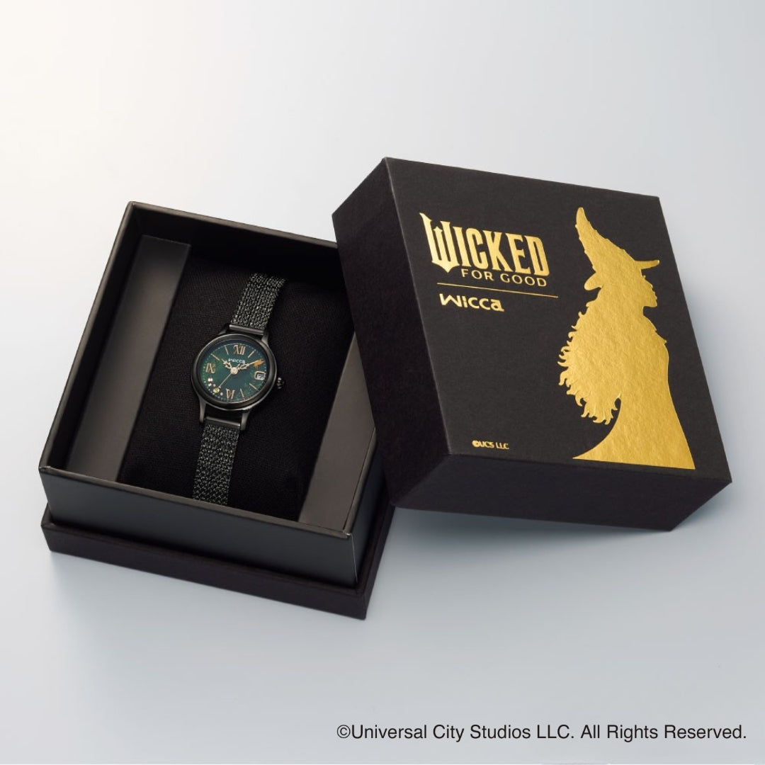 ＜2026年3月6日発売予定＞CITIZEN wicca 映画 『ウィキッド 永遠の約束』 限定モデル KH4-947-41 「エルファバ」モデル シチズン ウィッカ
