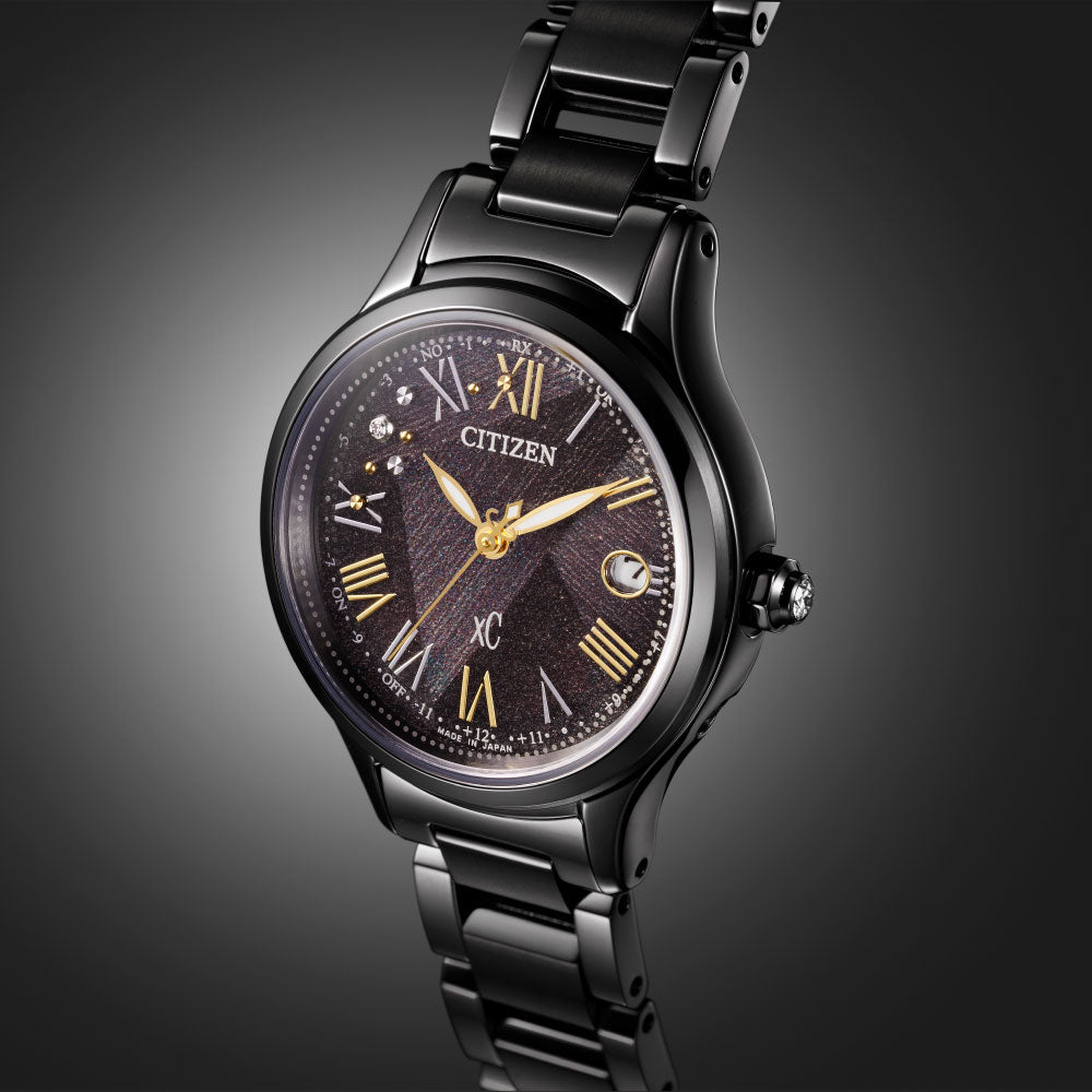 CITIZEN xC ES9495-59E hikari collection LIGHT in BLACK Eco-Drive 50th Anniversary Edition 世界限定1,200本 シチズン クロスシー 腕時計 レディース