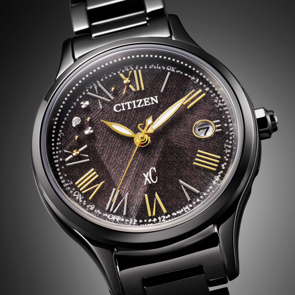 CITIZEN xC ES9495-59E hikari collection LIGHT in BLACK Eco-Drive
